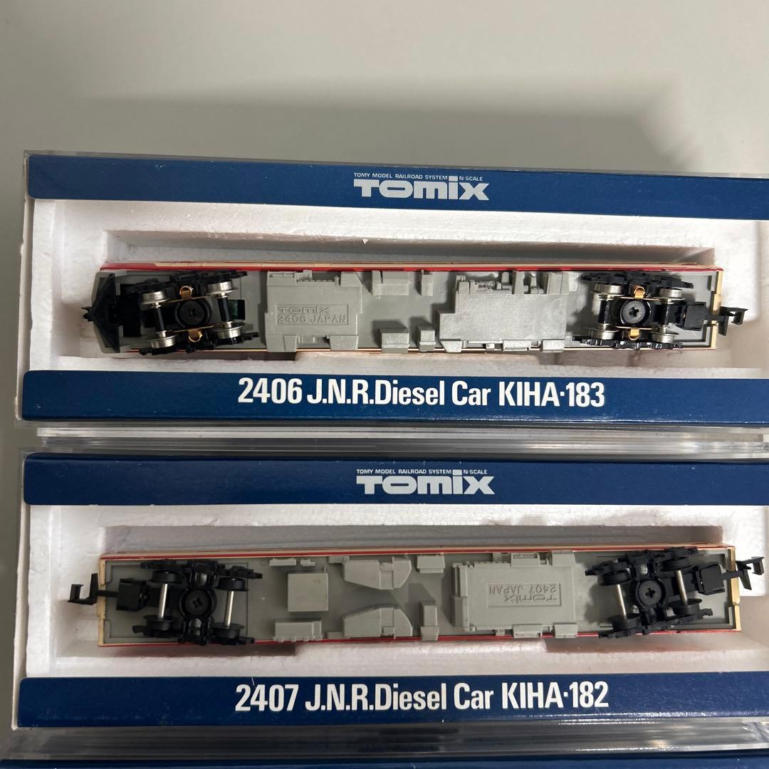 TOMIX ゲージ 国鉄キハ182 183 184形 ディーゼル車両 4両セット