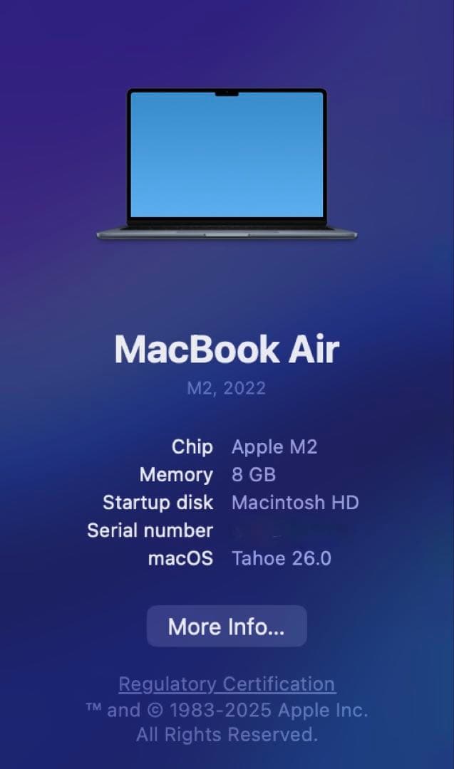 MacBook本体 Apple MacBook Air (M2) 13.6 Midnight