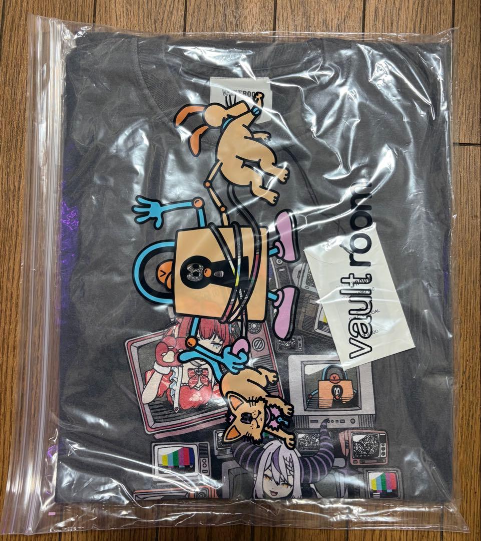 Vaultroom ラプラスダークネス 赤見かるび コラボ Tシャツ Lサイズ