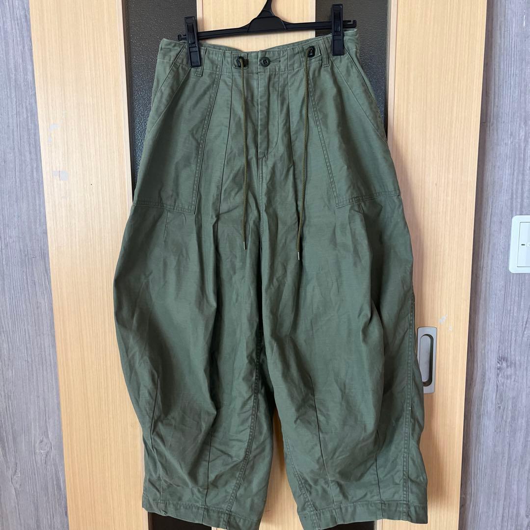 Needles ヒザデルパンツ サイズ1 カーキ