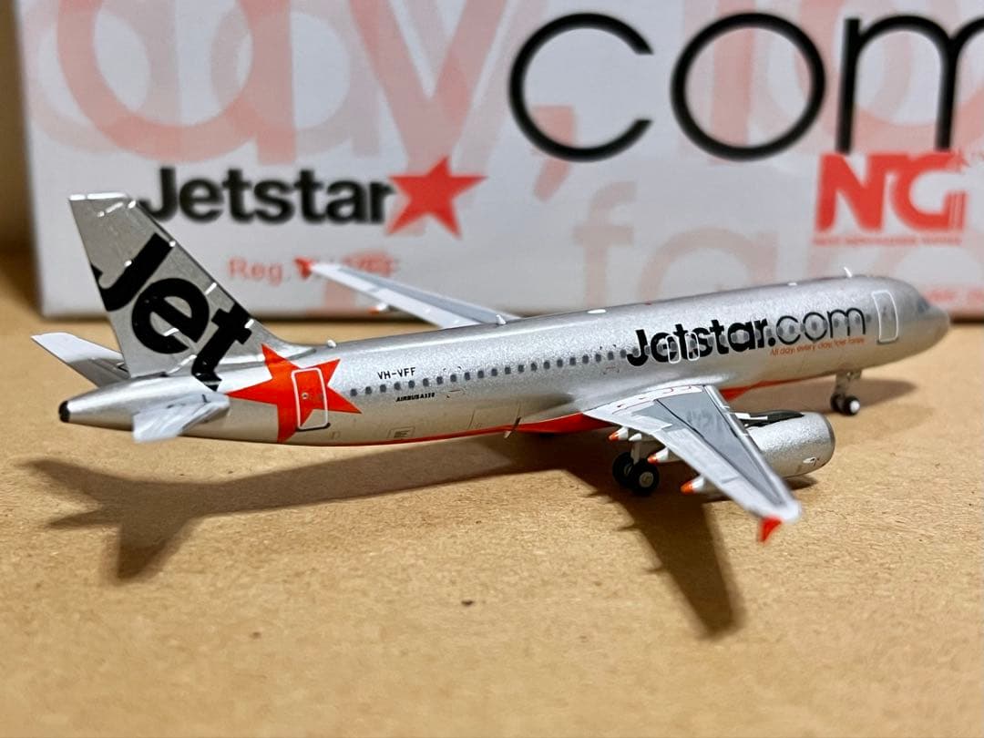 航空機・ヘリコプター NG models 1/400 Jetstar A320-200 VH-VFF