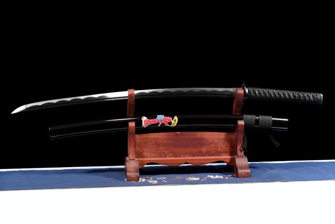 1046-武具 刀装具 日本刀　模造刀 居合刀 武士道 武蔵 鑑賞用 手鍛造打