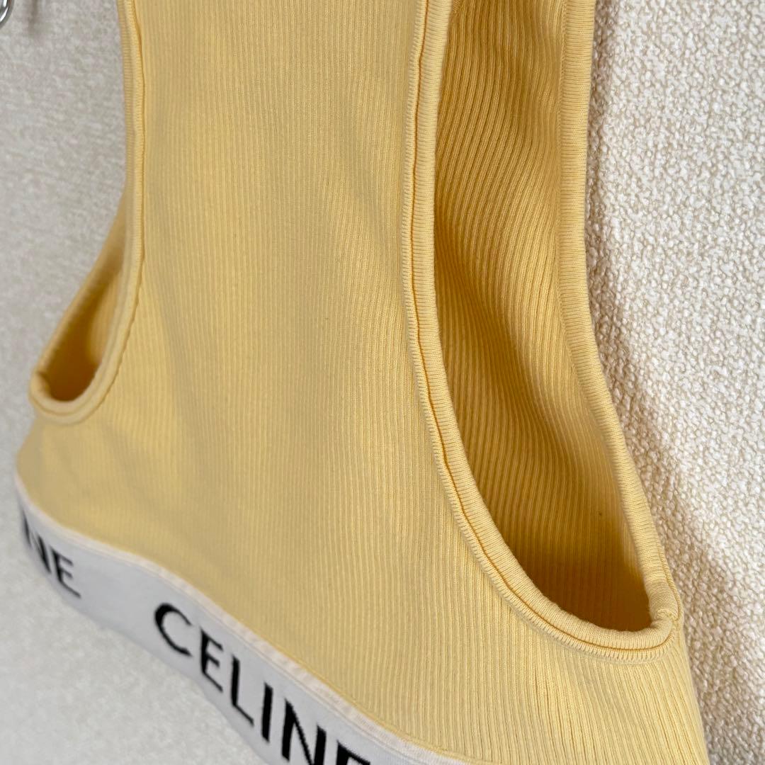 【人気カラー】CELINE セリーヌ タンクトップ XS 夏秋コーデに活躍！