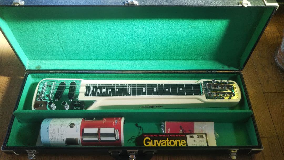Guyatone　スティールギター　バー付き