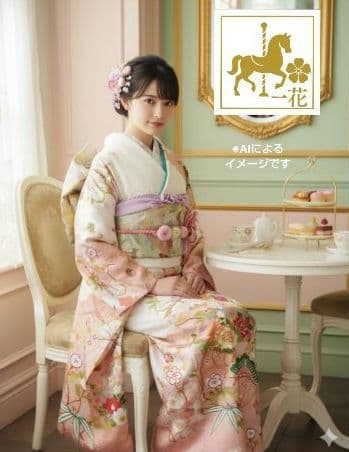 限定セール！1/18(日)まで　433.振袖7点セット 正絹　フルセット　成人式