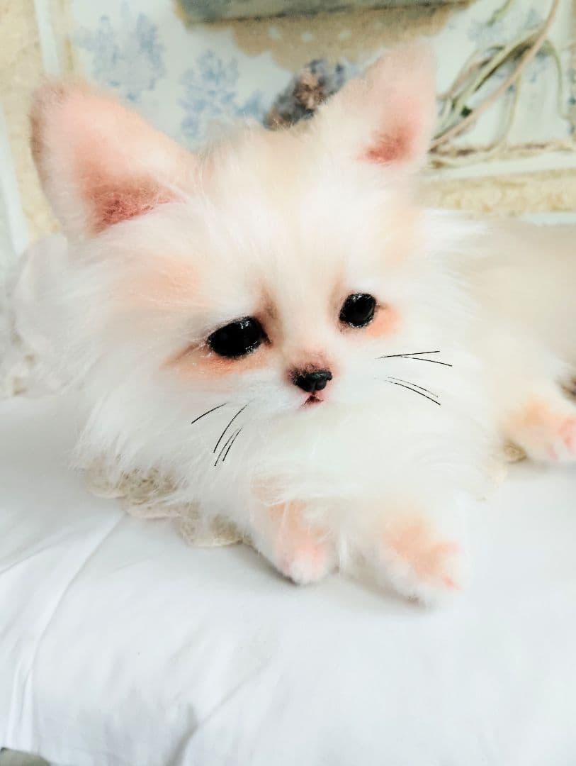 ベビー♡赤ちゃんきつね♡飼ってみませんか❤アートドール♡ぬいぐるみ♡