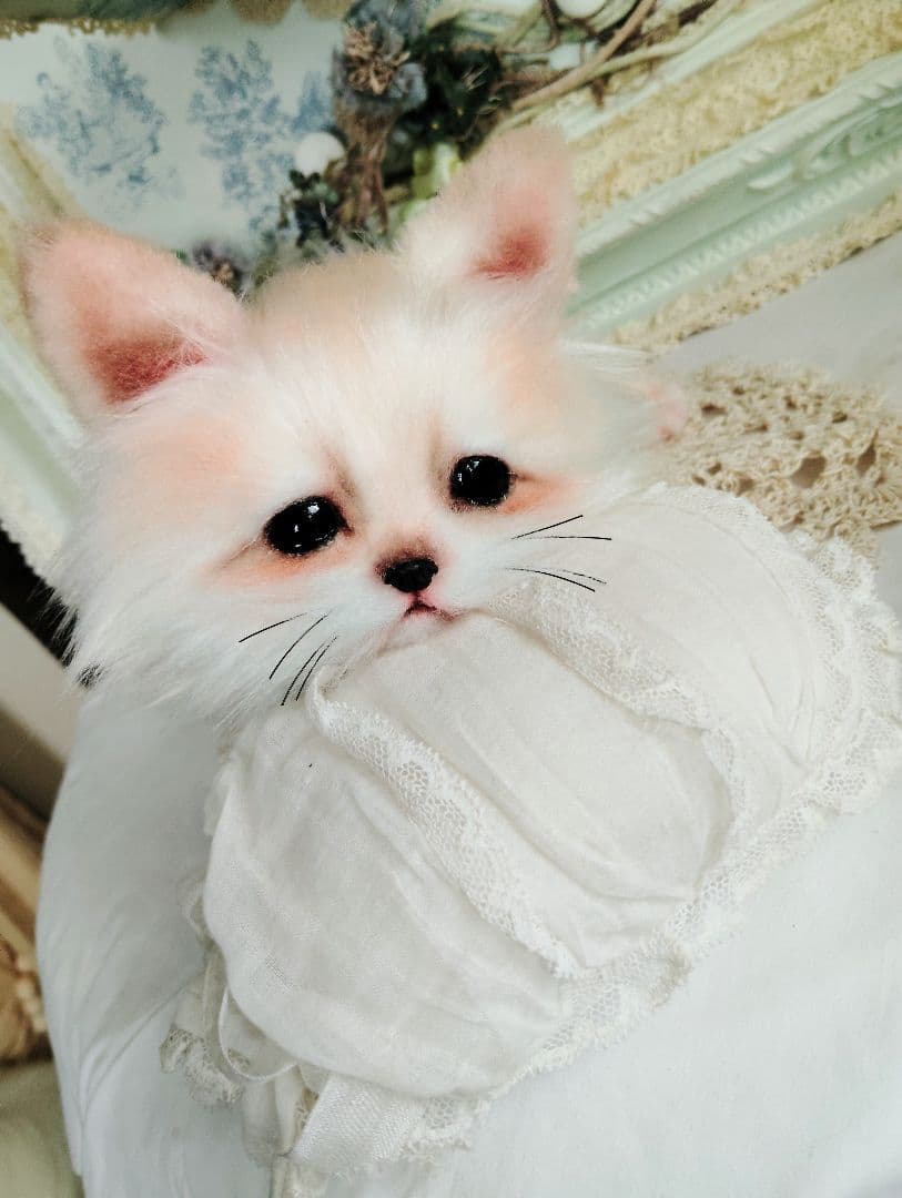 ベビー♡赤ちゃんきつね♡飼ってみませんか❤アートドール♡ぬいぐるみ♡