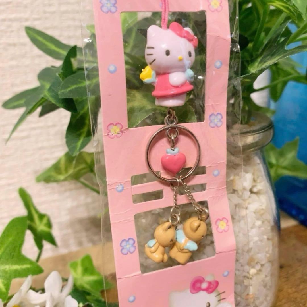★希少★ハローキティ エンジェル ストラップ キーホルダー チャーム 1998