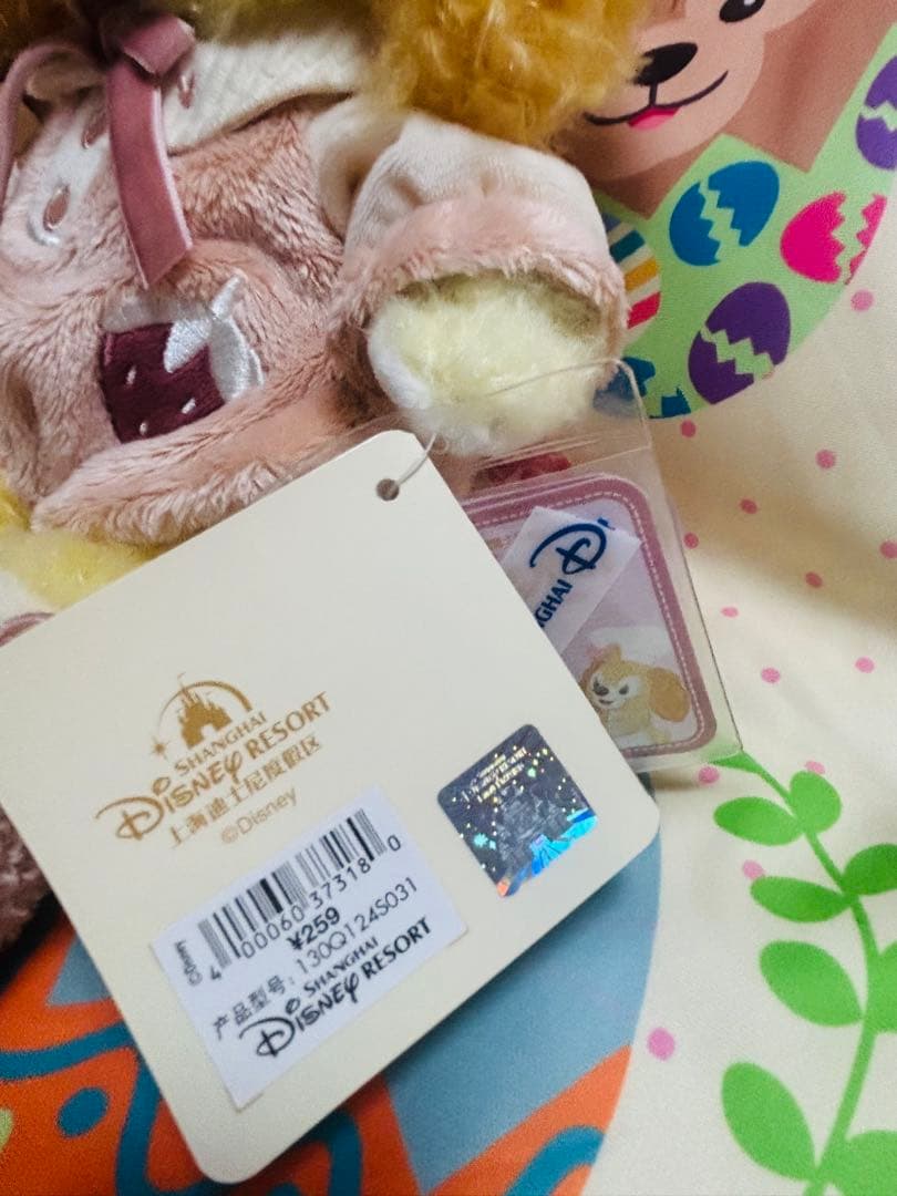 激カワ❗️上海ディズニーリラックス　クッキーアンSSぬいぐるみ❣️新品タグ付き✨✨