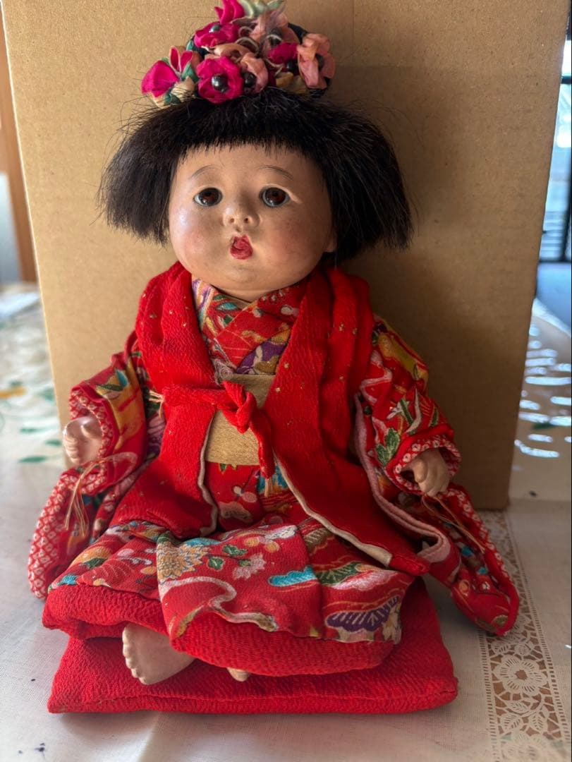 抱き人形 レトロ 和風 着物