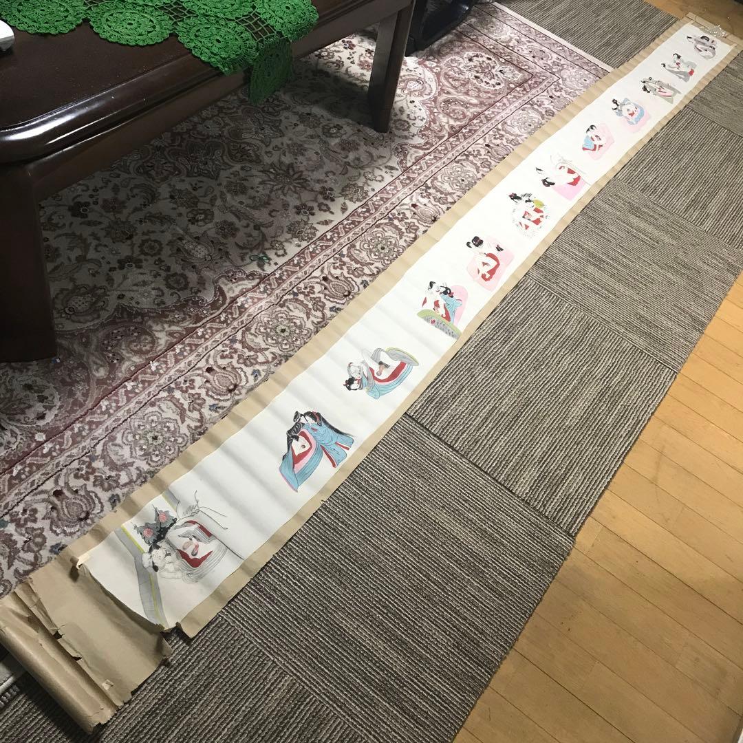 【再値下げ】春画　布製手書き　１２画像