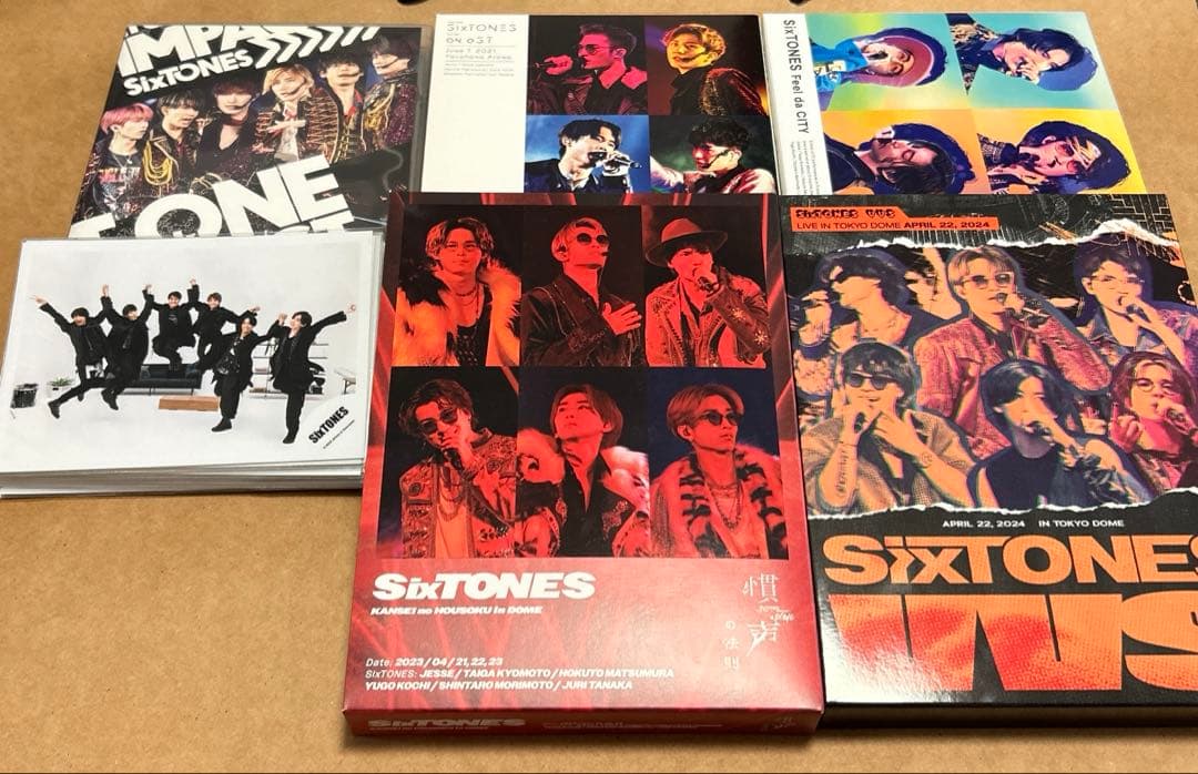 SixTONES ライブ　Blu-ray 5枚セット　写真付き