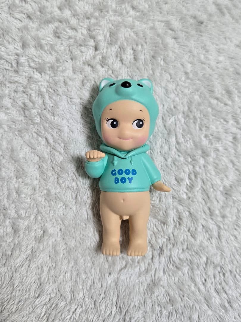 ソニーエンジェル　ドッグタイムシリーズ　ラッキー　ポメラニアン　水色