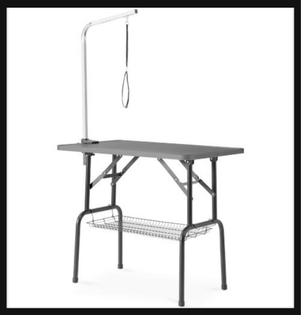 新品　トリミングテーブル　トリミング用品　トリミング台　ブラック　犬用品