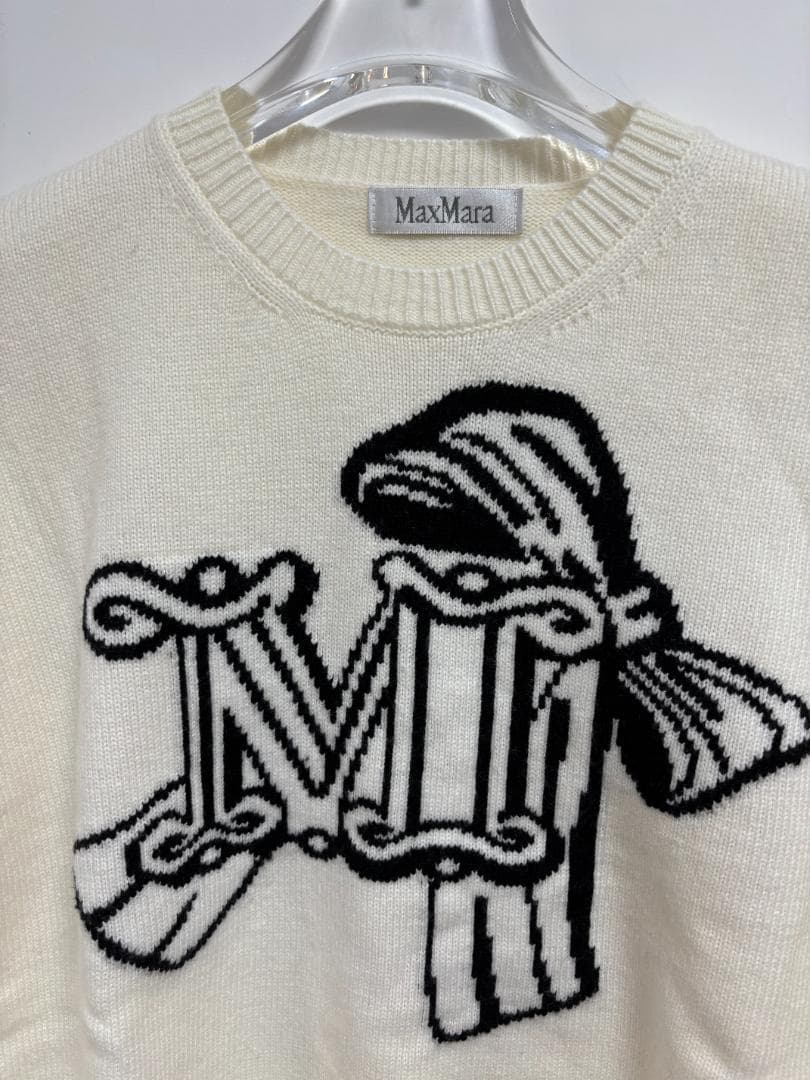 MAXMARA★ラウンドネック 長袖ニット セーター