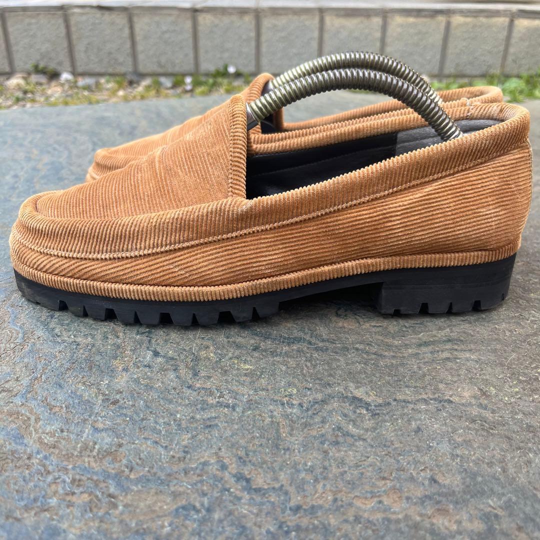 BLOHM◆ローファー/25cm/Homies Rat/BEG/コーデュロイ