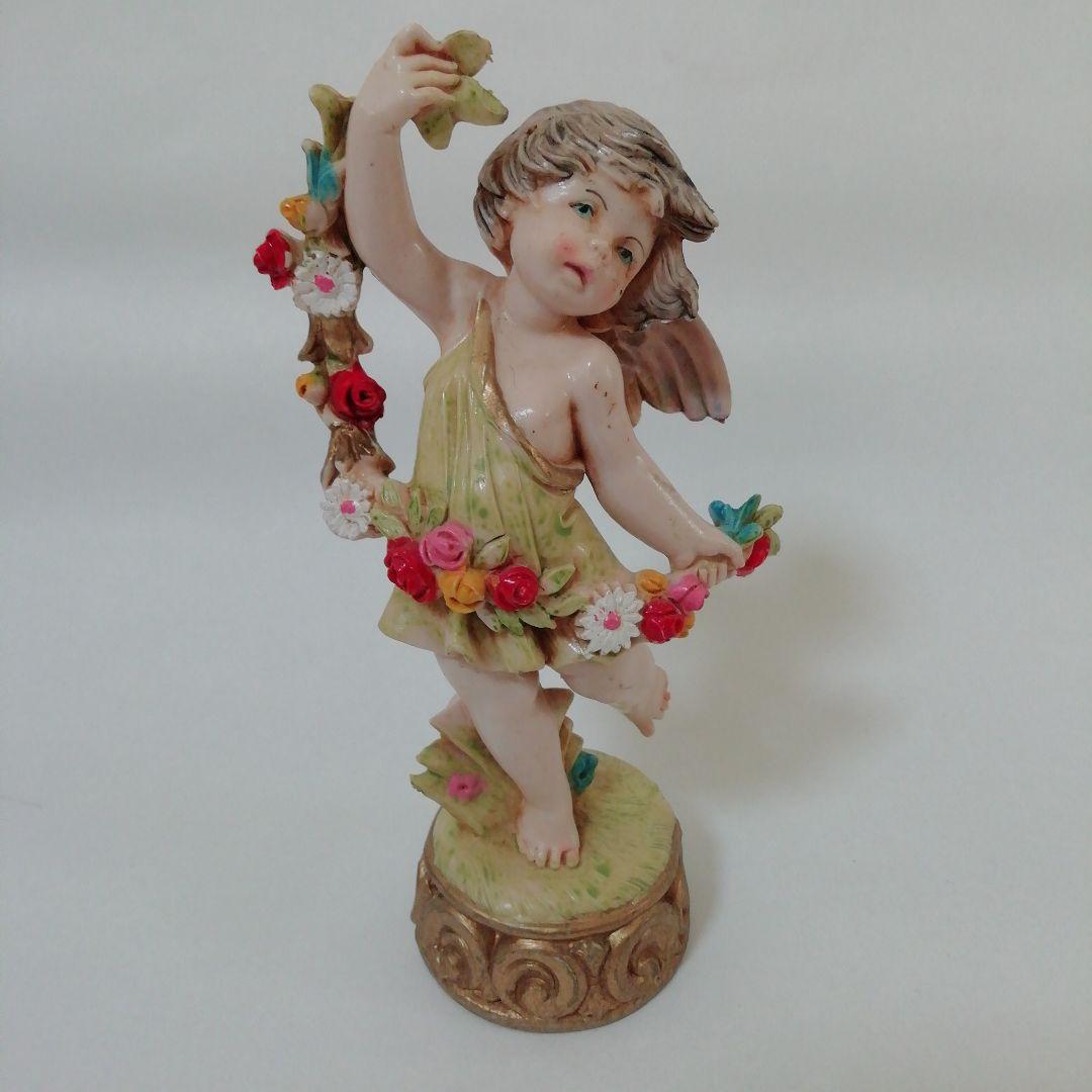 イタリア製　天使　樹脂製　4点セット