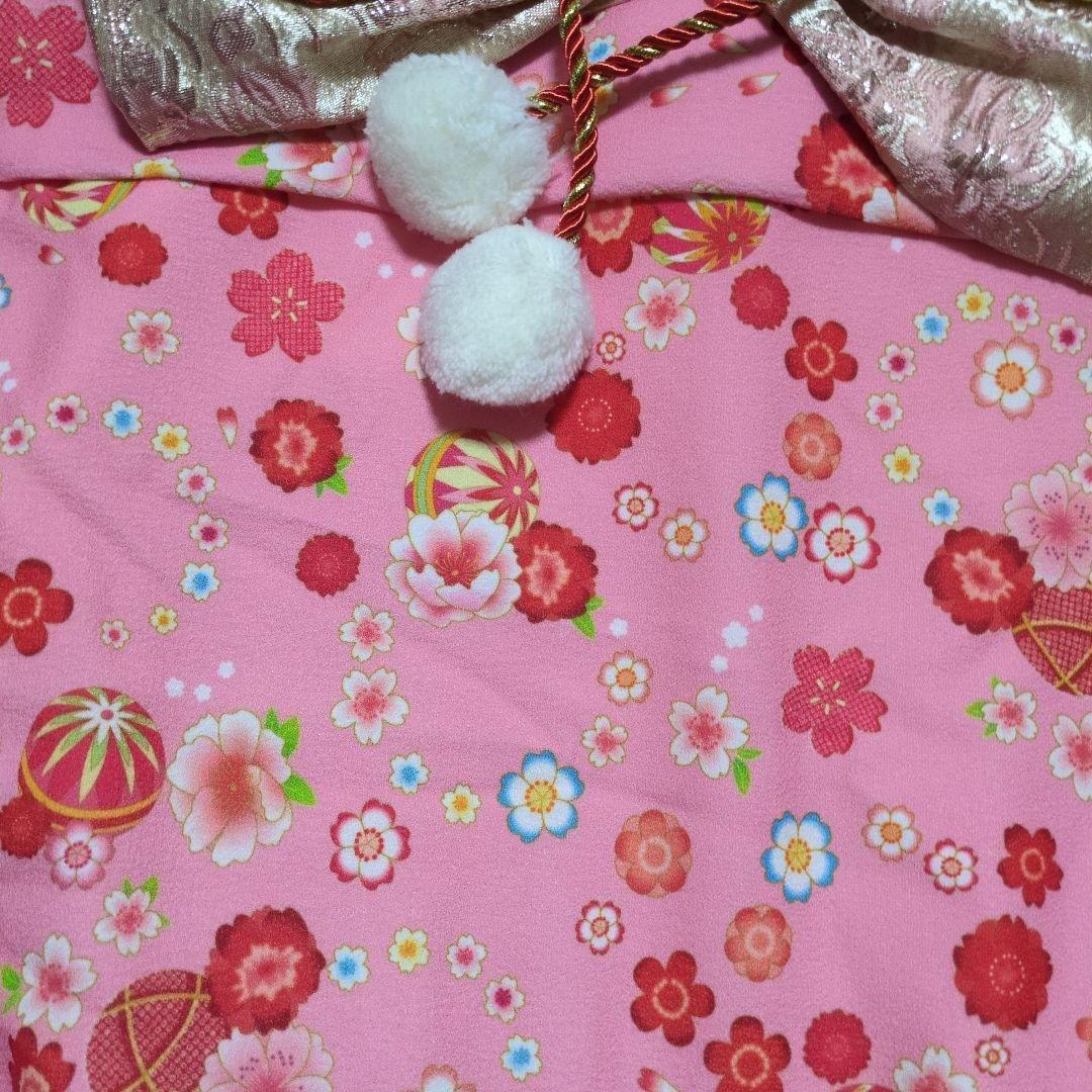 大型犬　超大型犬　晴れ着　ピンク