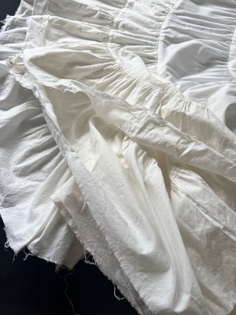 06SS COMME des GARCONS コムコム コットンギャザースカート