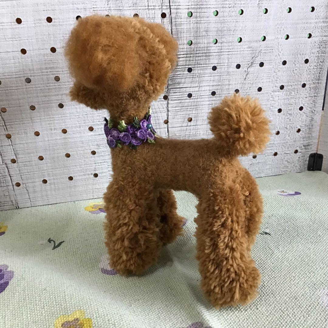 【ひろり様ご予約品】トイプードル（レッド）立ちポーズ