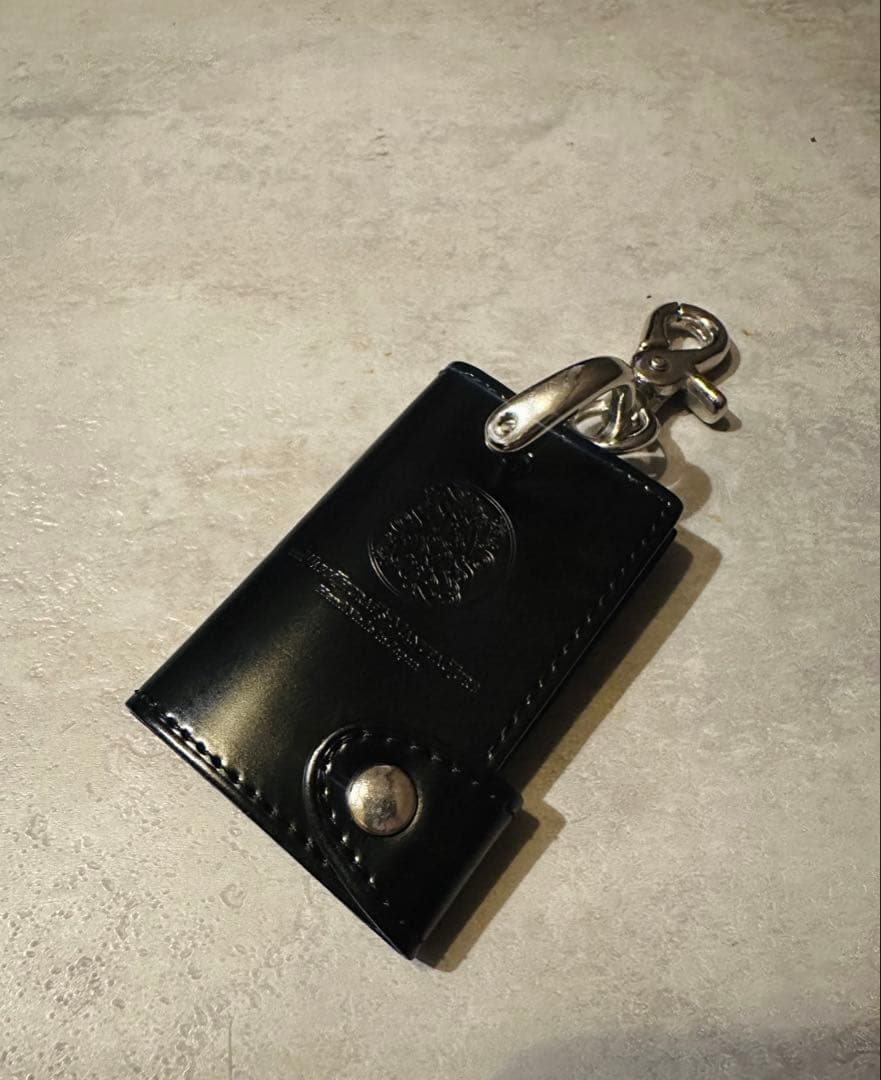 CORDOVAN SMALL KEY COVER 黒