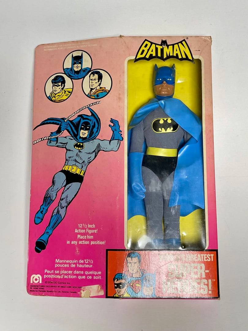 バットマン　メゴ社　12インチ　8インチ4体おまけ付き　ビンテージ　レア　レトロ
