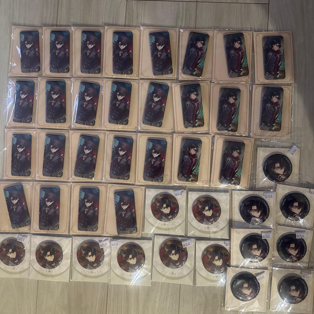 原神 リオセスリ 缶バッジセット