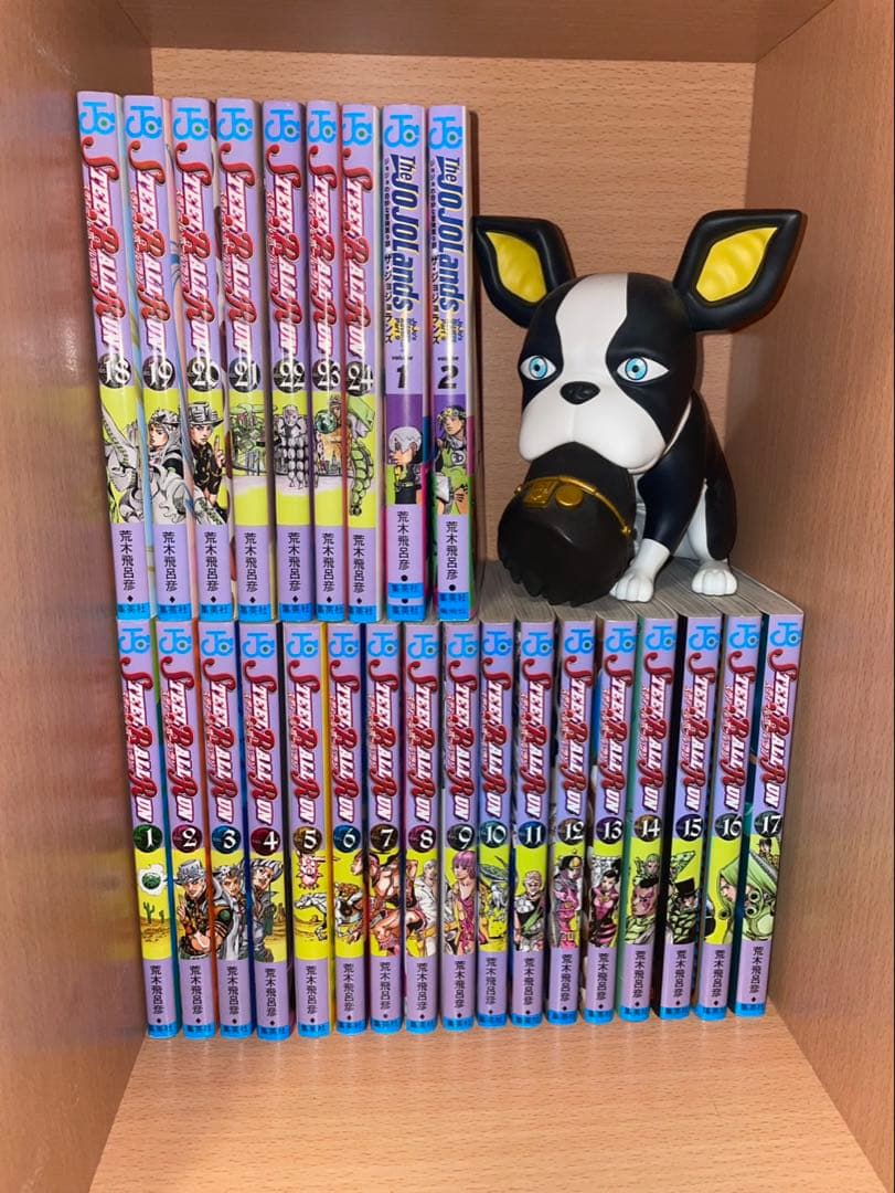 JOJO1部〜7部＋JOJOランド2巻 イギーフィギュア