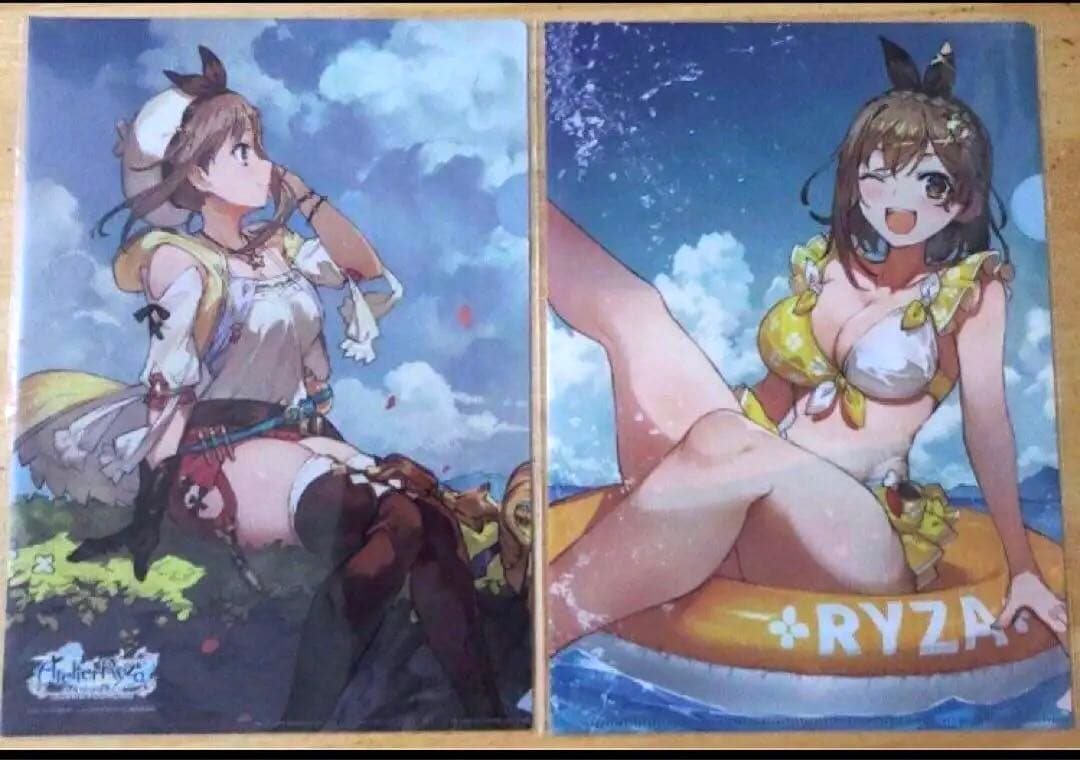 ライザのアトリエ 非売品 コラボ ライザ A4 クリアファイル コミケ C102