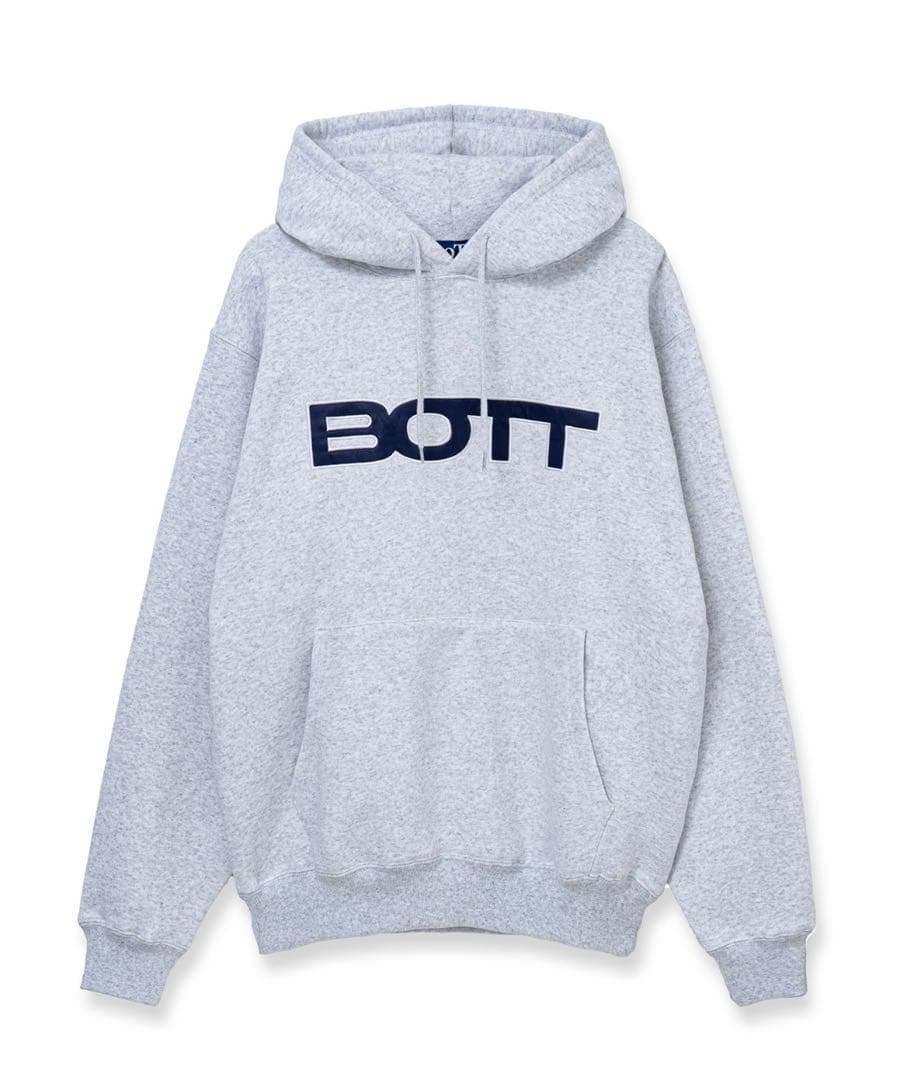 ［希少］BOTT グレー パーカー プルオーバー フーディー