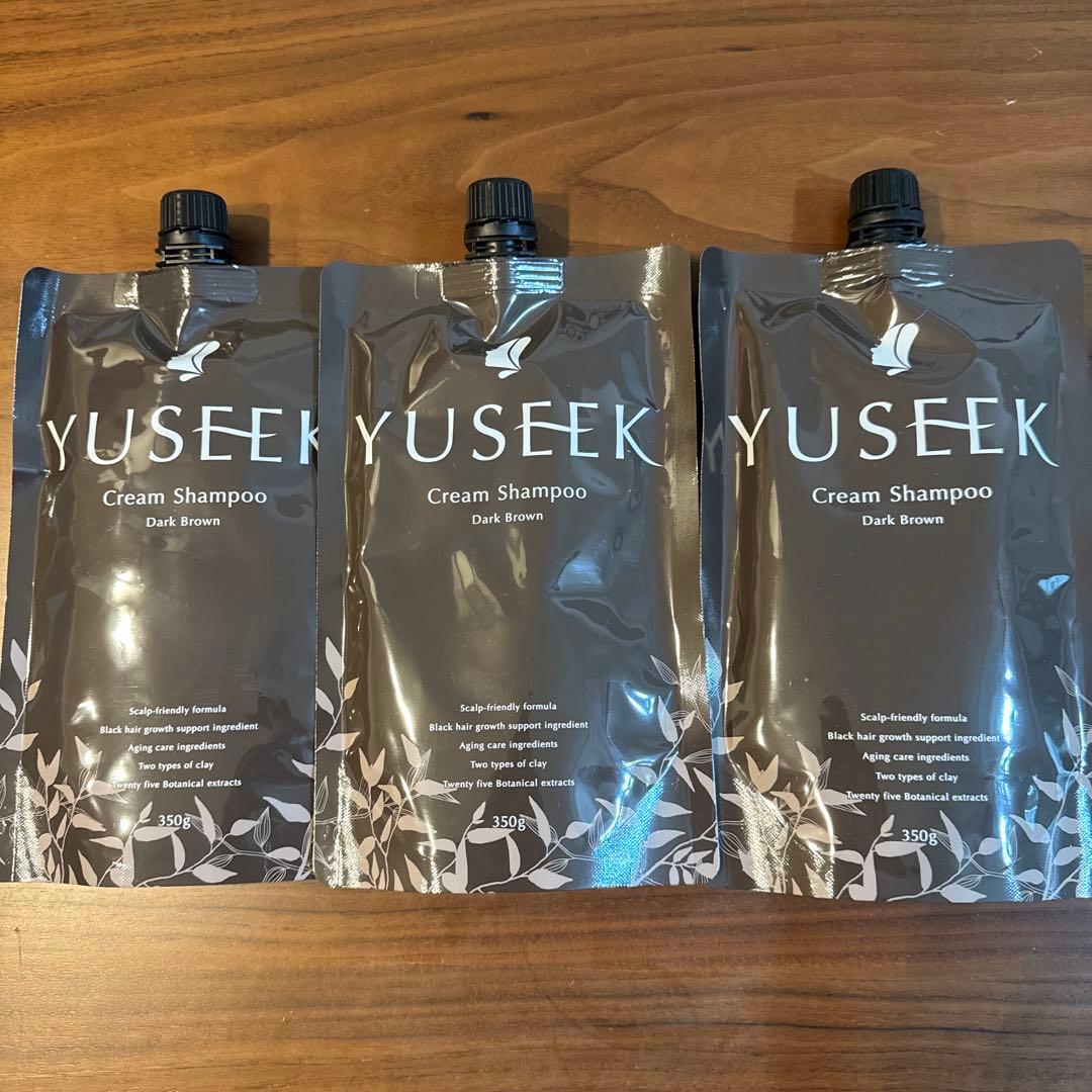 T*M様 YUSEEK クリームシャンプー ダークブラウン 350g