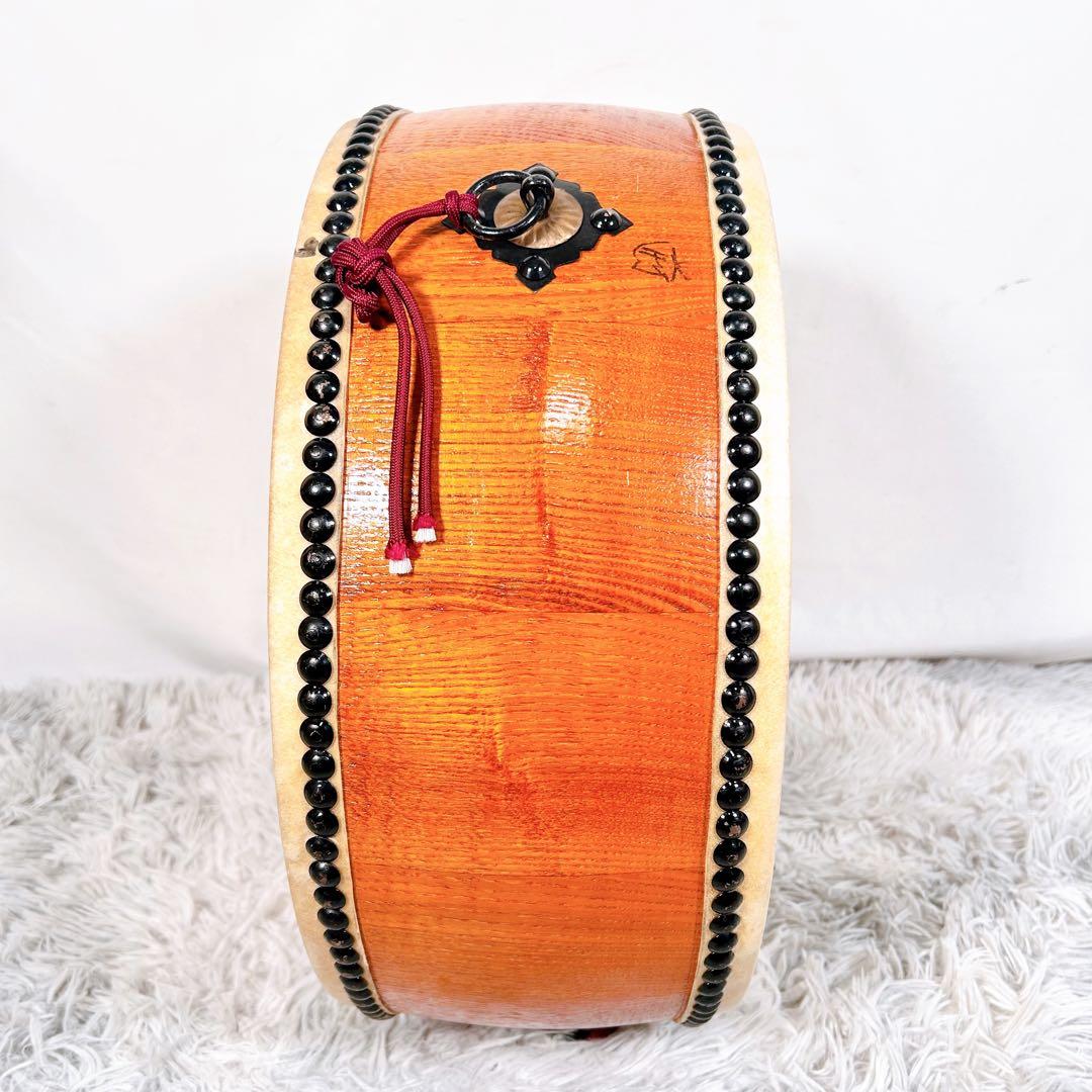 平太鼓　和太鼓 和楽器 台座　ケース付