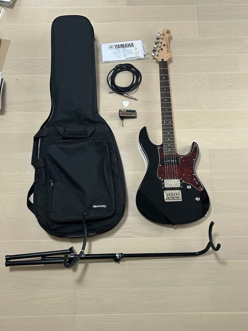 【美品】PACIFICA311H初心者セット　スタンド、ケース、アンプ、保証書付
