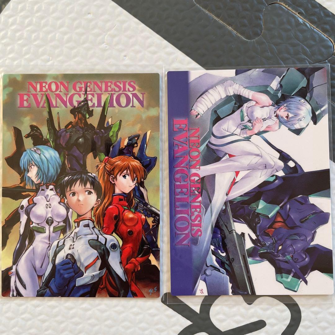 エヴァ カードダスマスターズ 第四集 付録カード 2種 4集