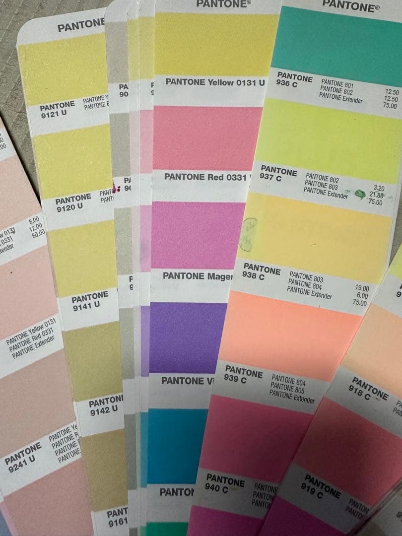 PANTONE色見本PASTELS&NEONS Coated&Uncoated