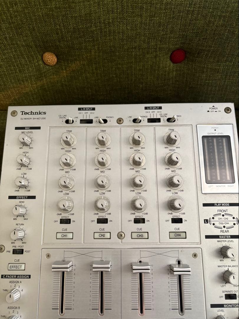 Technics　SH-MZ1200　DJミキサー　4ch　動作確認済み