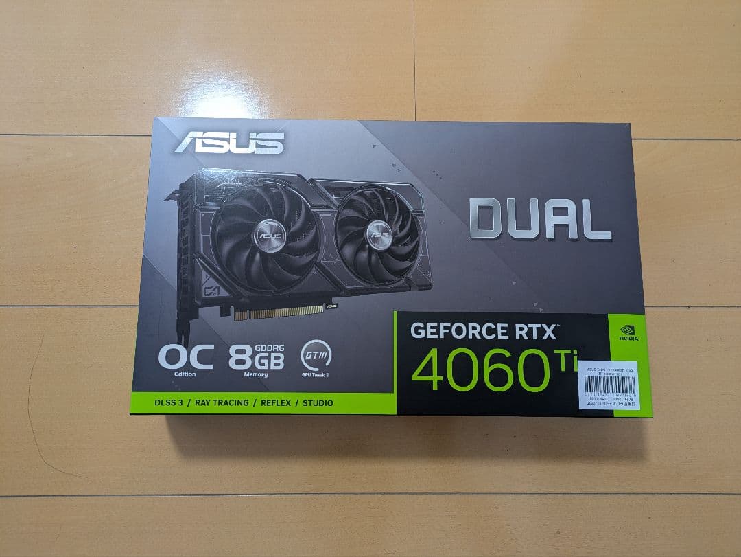 三*角様 ASUS Dual GeForce RTX 4060 Ti OC 8G