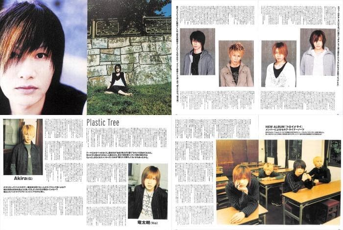 Plastic Tree 有村竜太朗 雑誌 切り抜き 302P ◆インディーズ