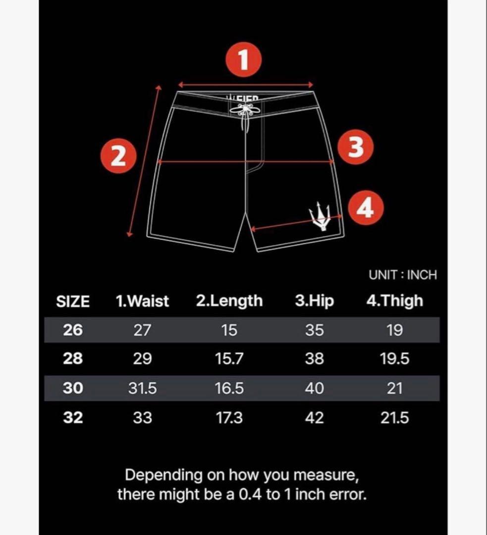 [FIED] ファイド サイズ26インチ サーフパンツ (ウォーリアーブルー)