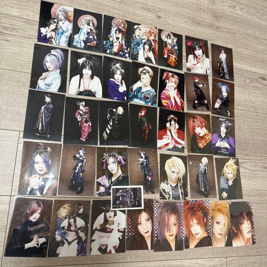 Kagrra, 写真セット 36枚 アー写＋チケット半券