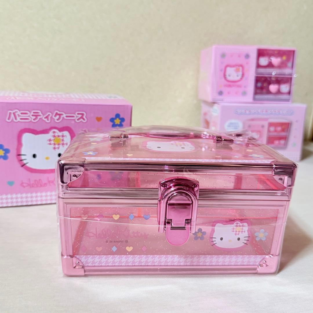 まとめ売り/カオハナキティ/バニティケース/コップ/箸/チェスト/ハート型小物入