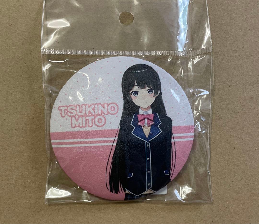 にじさんじ　月ノ美兎 期間限定SHOP レザふわ缶バッジ