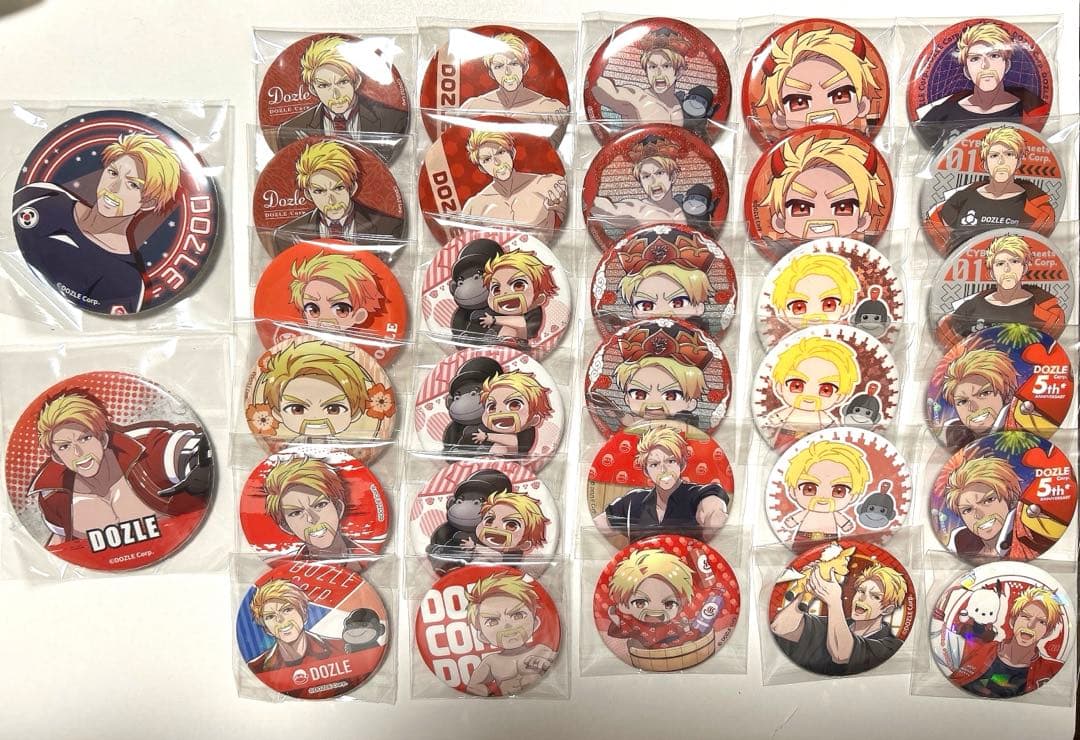 ドズル社ドズル缶バッジまとめ売り