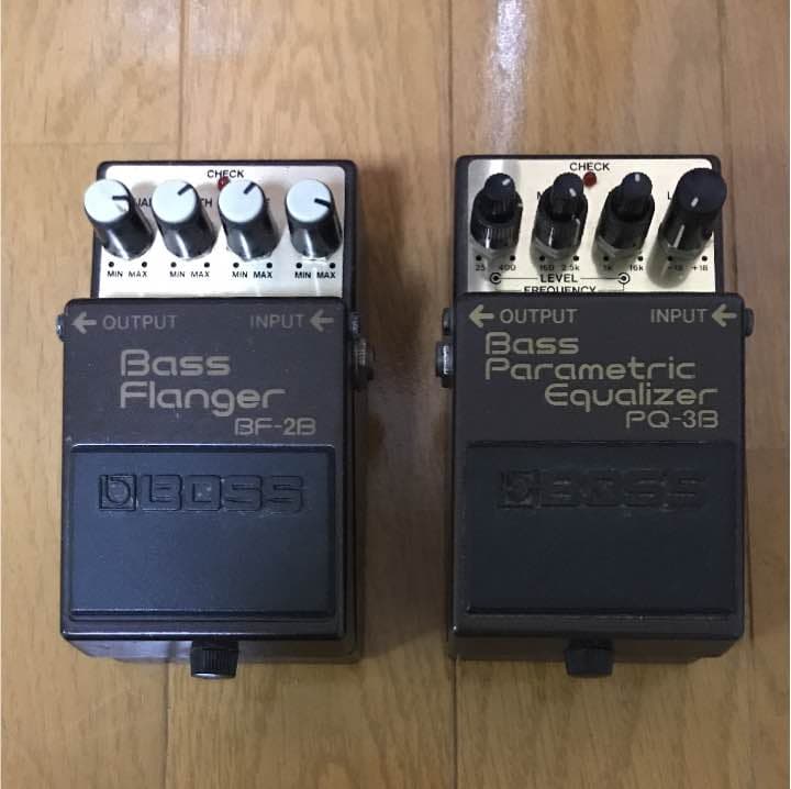 BOSS ベース用エフェクター 2点セット BF‐2B PQ-3B 現状品