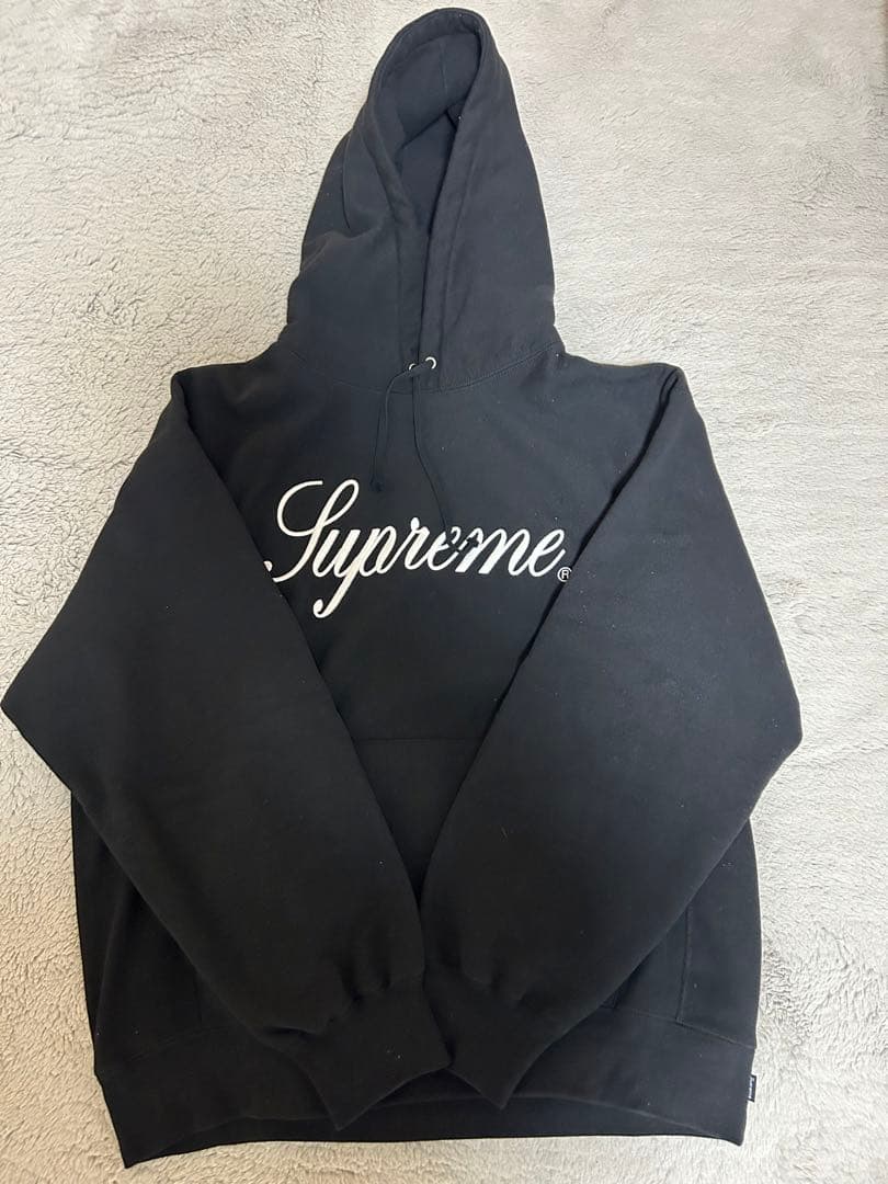 Supreme パーカー ブラック