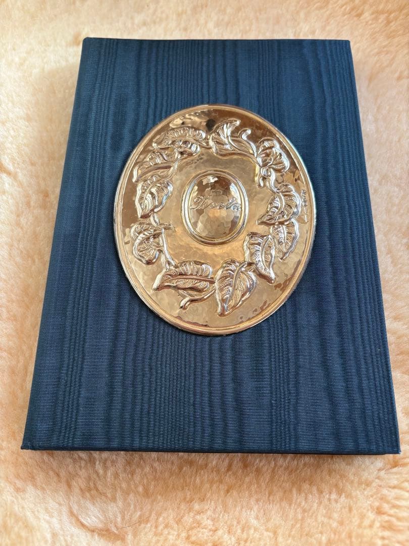 銀プレートのアドレス帳　イタリア　老舗Casa dell’Argento社製