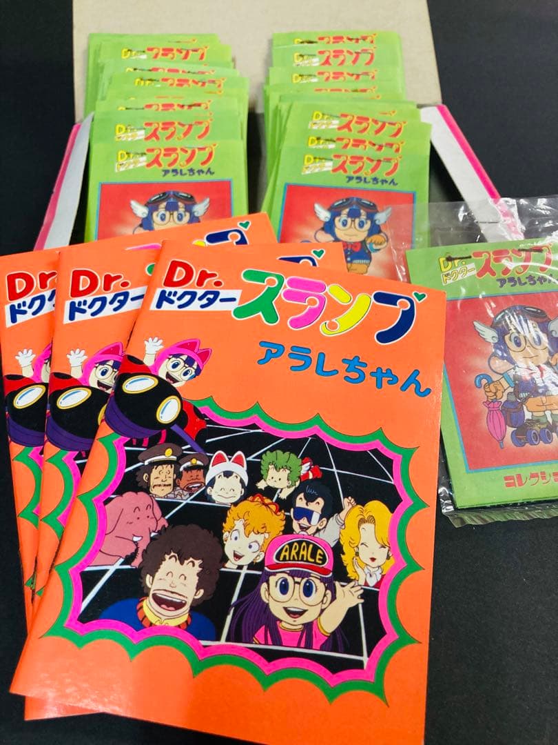 Dr.スランプアラレちゃんカード60袋 丸昌 現品限り 昭和 人気アニメ 鳥山明