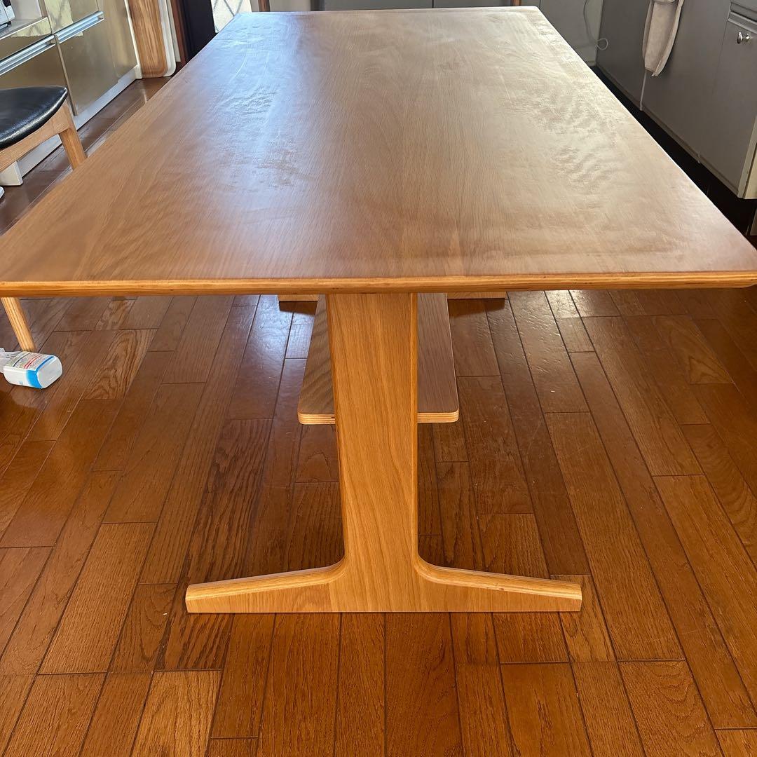 名品】無印 MUJI リビングでもダイニングでもつかえる ダイニングテーブル