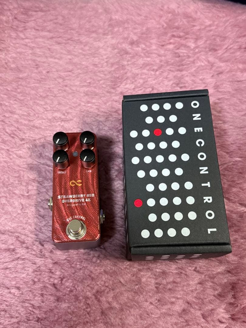 ギター ONE CONTROL Strawberry Red Overdrive 4K