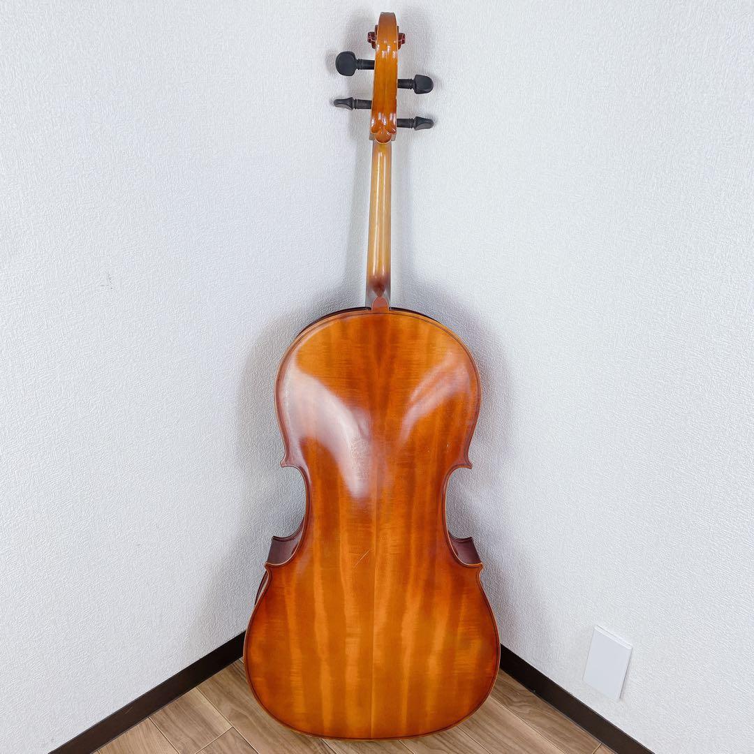 SUZUKI チェロ 4/4 No.72 1977 虎杢が綺麗